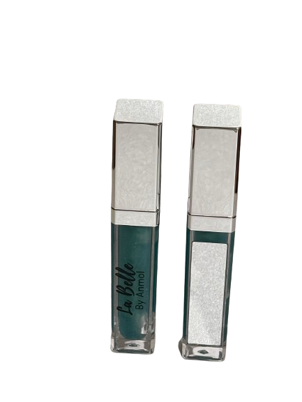 Moss green vanilla scented lipgloss